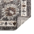 thumbnail image 7 of Unique Loom Eco Traditional Collection Area Rug - Coherance (10' x 13' Rectangle Charcoal Gray/Ivory), 7 of 7