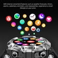 thumbnail image 4 of Reloj Inteligente Con Auriculares, Reloj Inteligente De 2 En 1 Fitness Con NFC, Pantalla De 1.52 Pulgadas Para Almacenamiento De Música, Asistencia De Voz, 4 of 7