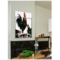 thumbnail image 5 of Marmont Hill "Journal Poultry 2" Painting Print on White Wood, 5 of 7