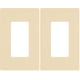 thumbnail image 1 of Placa de Pared Lutron Claro 1 Gang Decorador Marfil Brillante Paquete de 2, 1 of 3