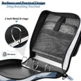 thumbnail image 4 of FORMRS Zipper Binder with Shoulder Strap 2-inch Ring 500 Sheet Capacity File Bag, Watercolor Mountains, 4 of 5