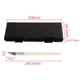 thumbnail image 3 of 3D Printer Tool Kit Deburring Tool Nozzle Cleaning Needles Engraving Knife Carving Tool DIY 3D Printer Part 3D Model File Cutter Scraper Material Removal Tool with Chiseling Blade/ Stencil Edge, 3 of 9