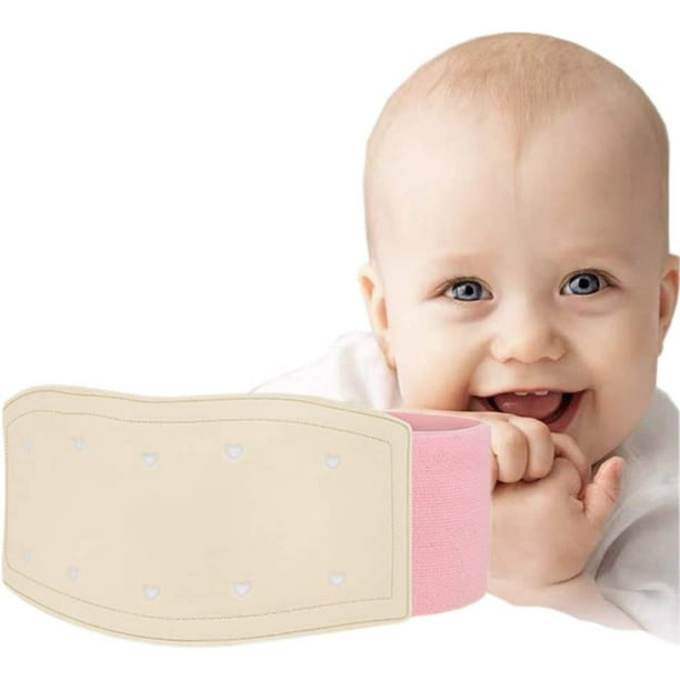 2 Pcs Baby Umbilical Hernia Treatment Belt Infant Kids Elastic Umbilical  Protective Belt
