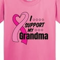 thumbnail image 4 of Inktastic Breast Cancer Awareness I Support My Grandma Pink Ribbon Youth T-Shirt, 4 of 5