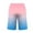 Pink, variant on Paiwinds Women Casual Printed Ombre Elastic Drawstring Shorts Home Sleep Bermuda Shorts with Side Pockets Fringe Mid Rise