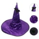 thumbnail image 3 of KAKOWELY Sombrero de bruja para cosplay, sombrero de bruja para Halloween, sombrero de bruja decorativo, sombrero de fiesta de brujas, 3 of 4
