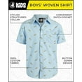 thumbnail image 2 of Body Glove Boys' Woven Shirt - Short Sleeve Button Down Summer Beach Shirt (1 or 2 Pack, S-XL), 2 of 7