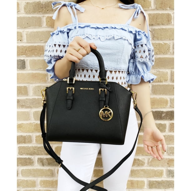 Michael Kors Ciara Medium Saffiano Leather Messenger Bag bet.yonsei.ac.kr