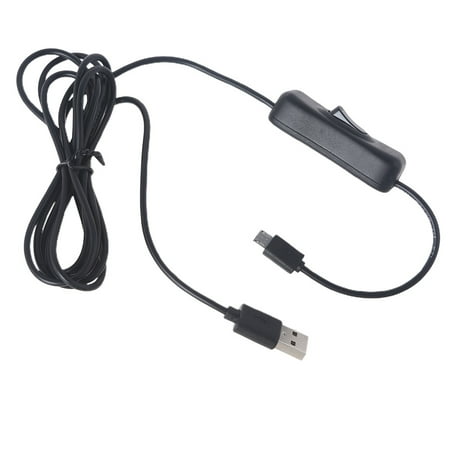 Yammee USB to Micro USB Charging Cable with Switch Convenient to Control Various Devices with Micro Peripherals 2 Meters