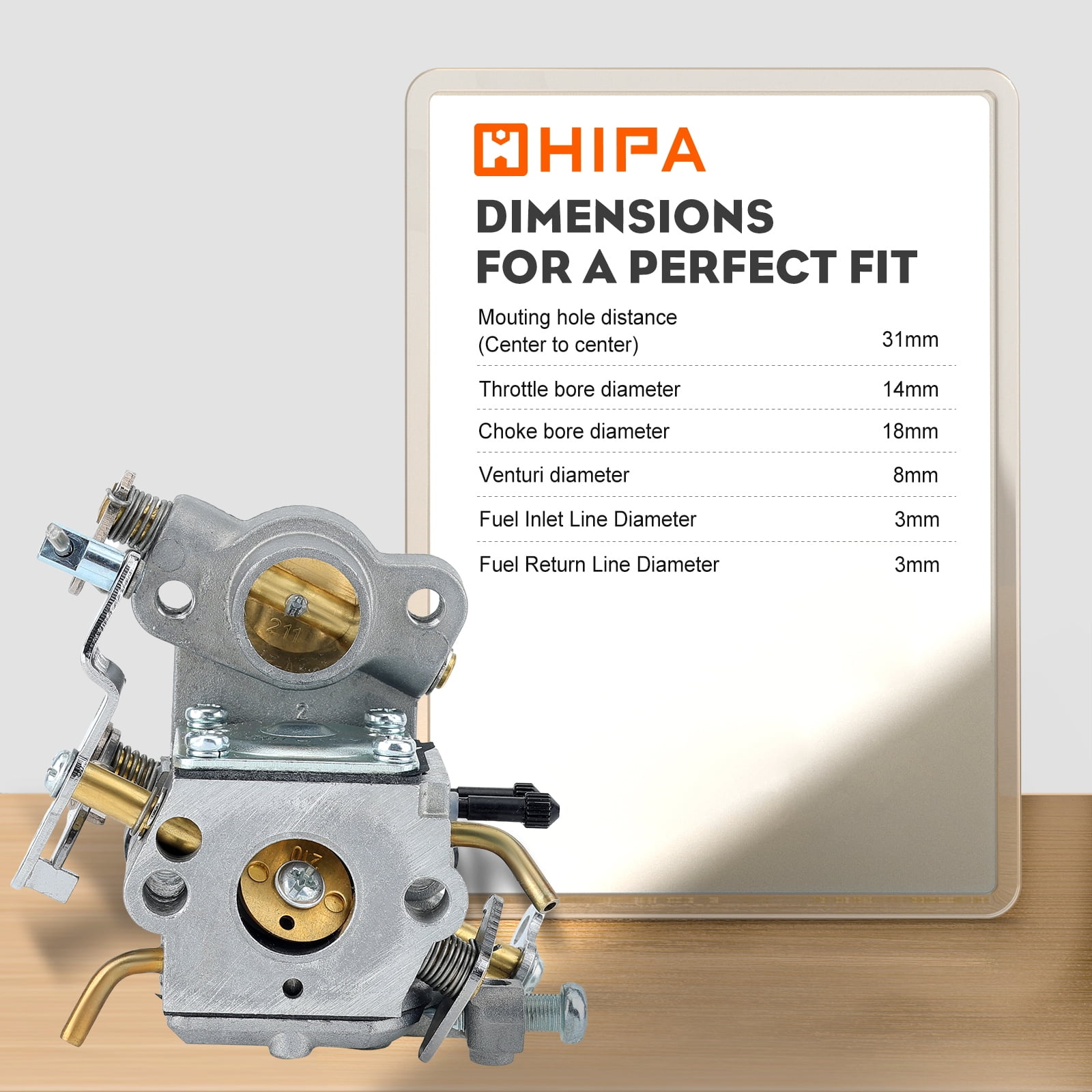HIPA Carburetor Kit for Poulan Chainsaws - Thumbnail 4