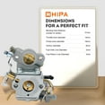 thumbnail image 5 of HIPA Carburetor Kit For Poulan PP4218 PP3516AVX PP4218AVX Chainsaw, 5 of 7