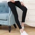 thumbnail image 4 of zttd pregnant woman jeans maternity pants trousers nursing prop belly legging, 4 of 8
