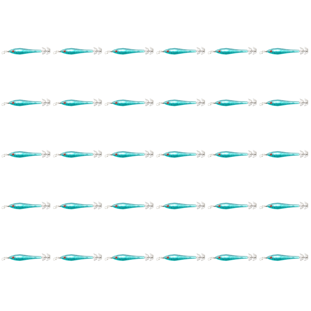 30uds. Señuelo Squid Jig Head Fish Tools 5 colores 10cm / 3.94in Lámpara de cebo LED Azul