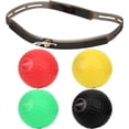 thumbnail image 2 of Pelota de boxeo de 4 bolas con respuesta de respuesta, ajustable, de goma espuma de PU, equipo de fitness, 2 of 14