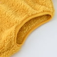 thumbnail image 6 of AJTQTH Winter Vest for Kids Toddler Unisex Stand Neck Zipper Plush Sleeveless Jackets with Pockets Warm Solid Color Casual Coat for Winter and Fall Yellow 5-6 Years, 6 of 9
