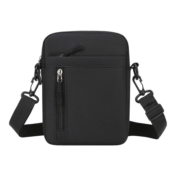 Outoloxit Men's Waterproof Nylon Crossbody Bag Lightweight Compact for Travel Business and Daily Use with Phone Pocket