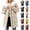 Beige, variant on Winter Coats for Women Collar Mid-Length,Fleece Lined Warm Winter Puffer Parka,Pockets Detachable Hat,Oversized Quilted Thick Padded Hooded Jacket with Button and Zip Closure