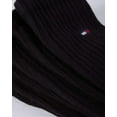 thumbnail image 4 of Men's Tommy Hilfiger 201CR12 Solid Athletic Crew Sock - 6 Pack (Black O/S), 4 of 6