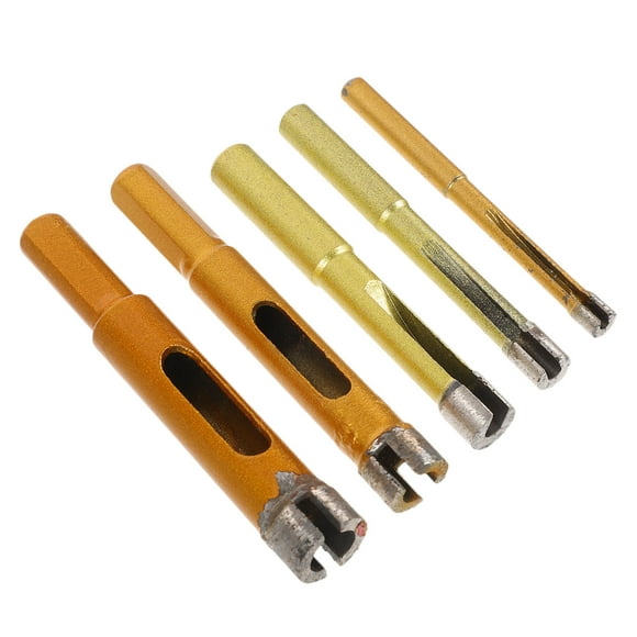 PAMINGONO 24Pack Drill Bit Set Assorted Color Cylindrical for Tiles Porcelain Concrete Homeowners Professionals