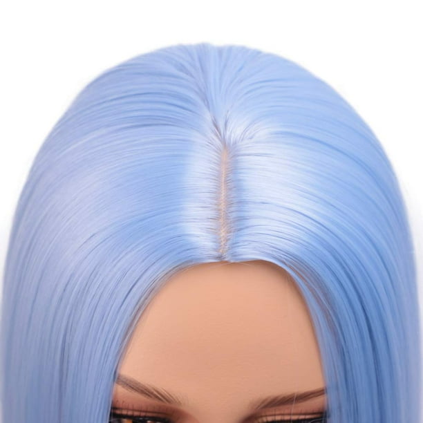 Light blue hair wig deals