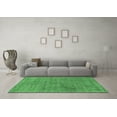 thumbnail image 3 of Ahgly Company Indoor Rectangle Oriental Emerald Green Industrial Area Rugs, 2' x 4', 3 of 4