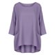 thumbnail image 5 of Blusas de Manga Larga de las Mujeres Verano Cuello Redondo Color Sólido Lino-Estilo Cardigan, Poliéster Suave Casual Abierto Frente Superior, 5 of 8