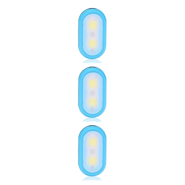 Luces nocturnas con clips Wosthever a prueba de agua para dormitorio Sala de estar color Azul