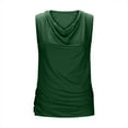 thumbnail image 4 of Oplxuo Cowl Neck Tank Tops for Women Dressy Summer Casual Ruched Sleeveless Business Casual Going Out Tee Shirts Blouse, 4 of 7