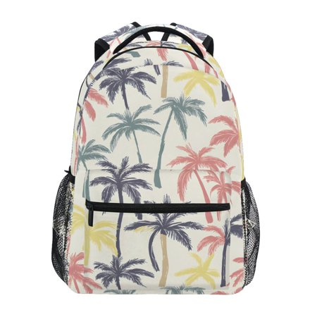 ALAZA Stylish Backpack Retro Palm Trees Elementary Bookbag Personalized Laptop School Bags Travel Daypack