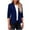 Dark blue, variant on Duoif Womens Blazer, Women 3/4 Sleeve Suit Jackets Open Front Lightweight Work Suit Outer Wear Corporate Outfits for Women Black L