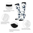 thumbnail image 6 of Haiem Navy Blue Anchor Socks, Funny Novelty Crazy Design Cotton Socks Sports Socks Knee High Socks For Men, Women,1Pairs - Gift For Working Friends, 6 of 9