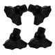 thumbnail image 3 of Gorros para patas de silla de Camping, protectores de suelo para patas de silla, cubiertas de plástico antideslizantes para patas de silla plegables, 4 Uds., 3 of 4