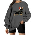 thumbnail image 5 of Cute Dog Sweatshirts for Women 2025 Long Sleeve Dog Graphic Sweatshirt for Lovers Pullover Tops, 5 of 8