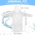 thumbnail image 3 of Ponchos de lluvia desechables con capucha Handepo, 150 unidades, 130 cm, 3 of 6