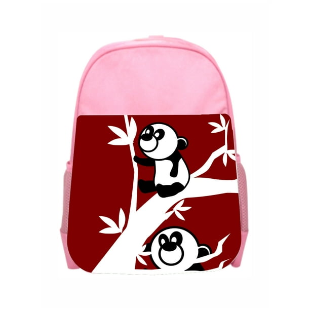 Accessory Avenue Girls Backpack Panda Vector Pandas Girls Kids Pre