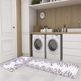 thumbnail image 2 of Purple Butterfly Floral Kitchen Rugs Anti Fatigue Farmhouse Kitchen Rugs and Mats Non Slip Washable Floor Mats for Kitchen Sink Waterproof Standing Mat for Home Sink Office,23.6x15.7 inch, 2 of 6