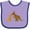 Lavender and Purple, variant on Inktastic Kangaroo Family Boys or Girls Baby Bib