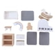 thumbnail image 5 of 2 juegos de muebles de casa de muñecas de madera, modelo de accesorios de simulación, bricolaje, hechos a mano Salón y Habitación Infantil, 5 of 9
