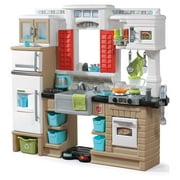 Step2 Mixin' Up Magic Brown and White Plastic Toddler Kitchen Playset
