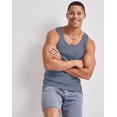 thumbnail image 5 of Hanes Originals Men's Tri-Blend Tank Top Athletic Navy Heather 3XL, 5 of 6