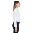 thumbnail image 3 of UltraClub Ladies' Classic Wrinkle-Resistant Long-Sleeve Oxford 8990, 3 of 3