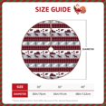 thumbnail image 4 of Balery Buffalo Plaid Forest Printed Christmas Tree Skirt , Merry Christmas Party Christmas Tree Decoration,Adjustable Tree Skirt-30", 4 of 8