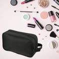 thumbnail image 5 of Unique Bargains 1 Pcs Portable Makeup Bag Toiletry Bag Cosmetic Organizer for Travel Oxford Cloth Black, 5 of 6