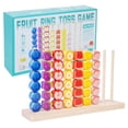 thumbnail image 3 of Fesfesfes Wooden Beads Stacking Toy Birthday Gifts Sequence Game,Sorting Blocks,Lacing Matching Shape-Preschool Learning Activities, 3 of 9