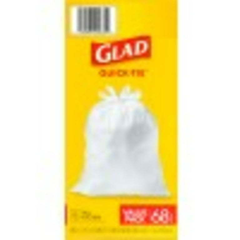 Glad Quick-Tie Tall Kitchen Bags, 13 Gallon - 15 bags