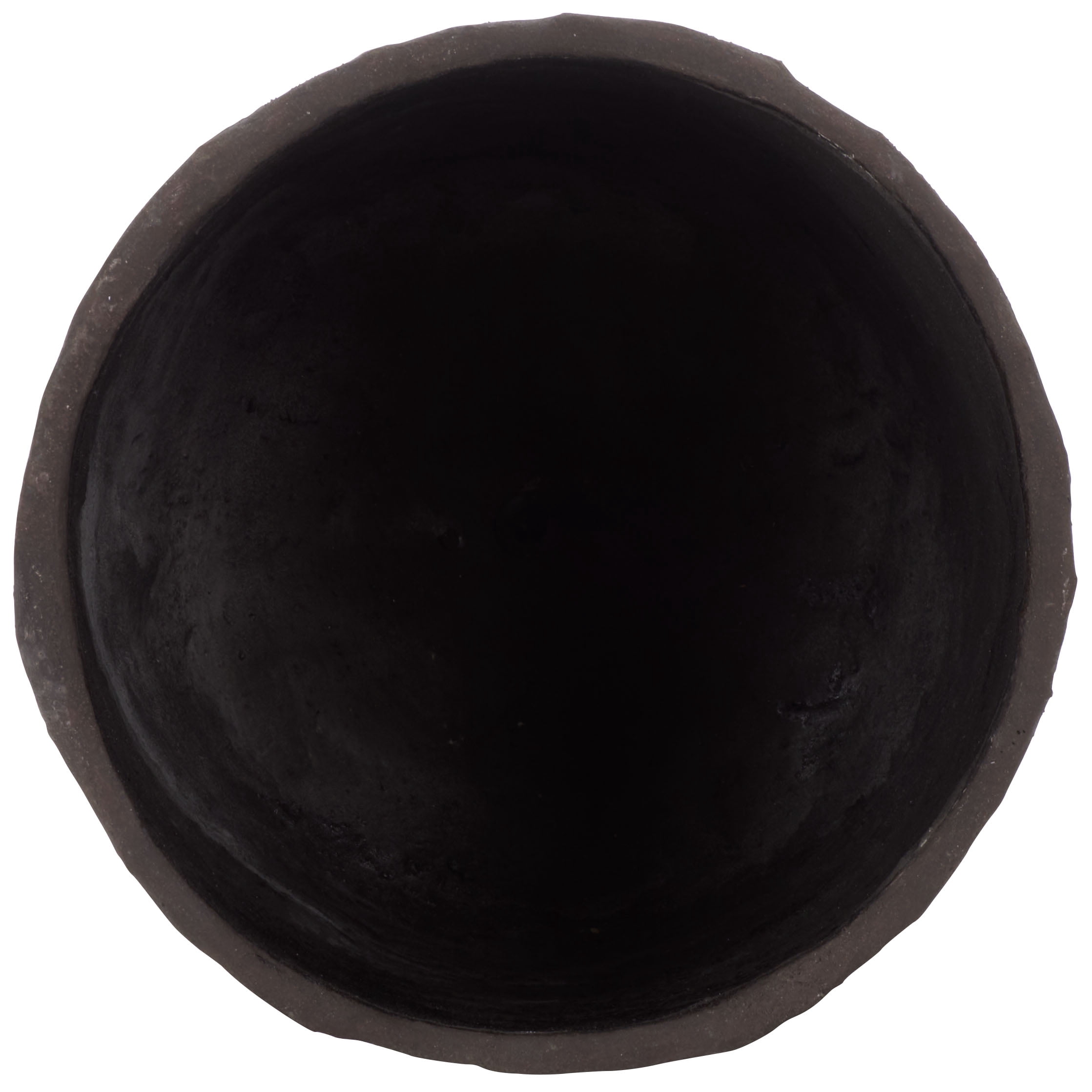 Safavieh 15.4" x 15.4" x 17.3" Round Brown Cement Bamboo Plant Pot