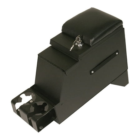 Stereo Security Console - Tuffy Security Products 013-01 Deluxe Stereo/Security Console; Black; 8 in. Wide;