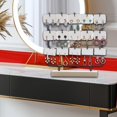 thumbnail image 3 of Jewelry Display Stand,Jewelry Display Stand Hanging Ear Cards Stand,Bracelet Jewelry Display Rack with 15 Hooks,Pendants Ears Storage Rack ,Dangle Ear, 3 of 8