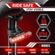 thumbnail image 4 of GearLight Juego de luces recargables para bicicleta S400 - Reflectores Potentes luces delanteras y traseras Accesorios para bicicletas para montar en bicicleta de noche - Faro trasero trasero para bic, 4 of 9