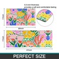 thumbnail image 7 of Pioneer Flower Floral Print Pattern Kitchen Rugs Sets Of 2,Anti Fatigue Kitchen Mat Rugs Non Slip Washable,Decorative Kitchen Floor Mats for Kitchen,Sink,Laundry,17"x30"+17"x47", 7 of 7